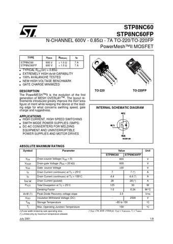  Datasheet Preview Page 1
