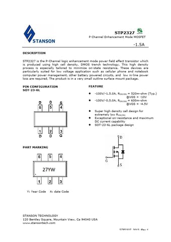  Datasheet Preview Page 1