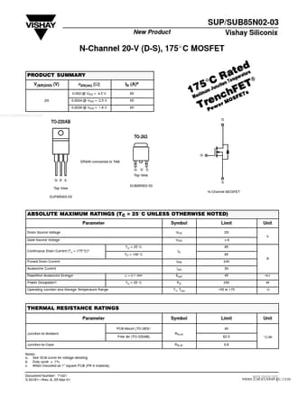  Datasheet Preview Page 1
