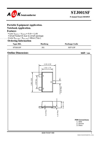  Datasheet Preview Page 1