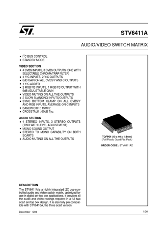  Datasheet Preview Page 1