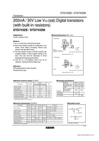  Datasheet Preview Page 1