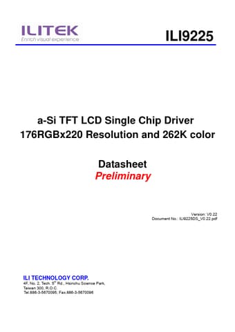  Datasheet Preview Page 1