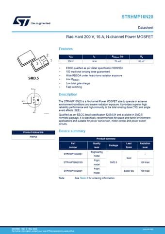 Datasheet Preview Page 1