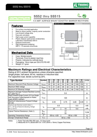  Datasheet Preview Page 1