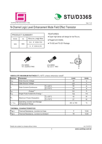  Datasheet Preview Page 1
