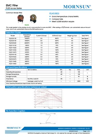  Datasheet Preview Page 1