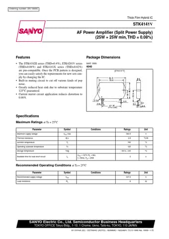  Datasheet Preview Page 1