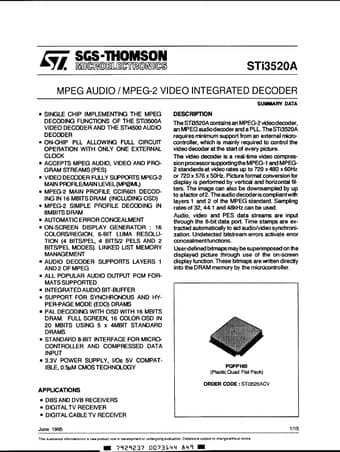  Datasheet Preview Page 1