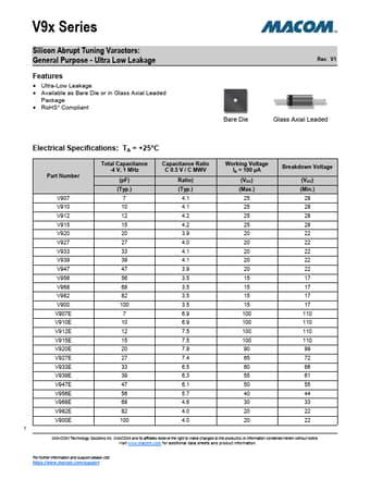  Datasheet Preview Page 1