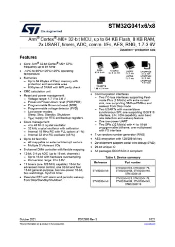 Datasheet Preview Page 1
