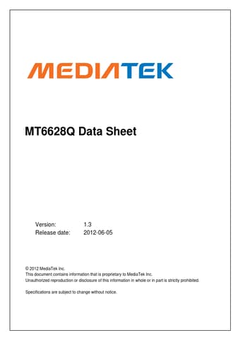  Datasheet Preview Page 1