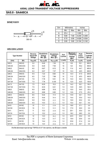  Datasheet Preview Page 1