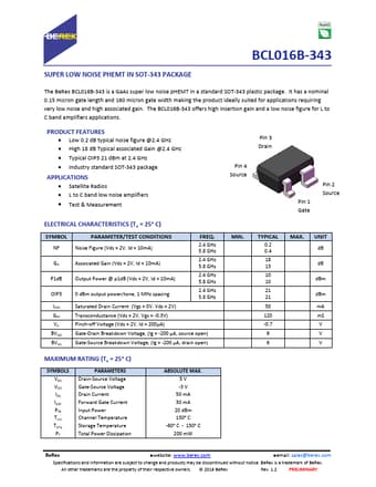  Datasheet Preview Page 1