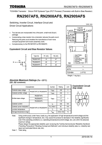  Datasheet Preview Page 1