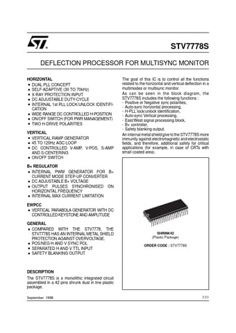  Datasheet Preview Page 1