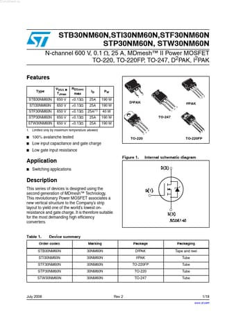  Datasheet Preview Page 1