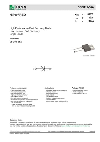  Datasheet Preview Page 1