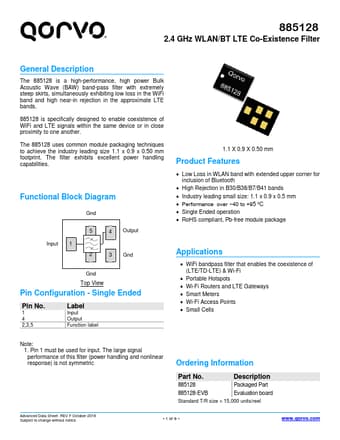  Datasheet Preview Page 1