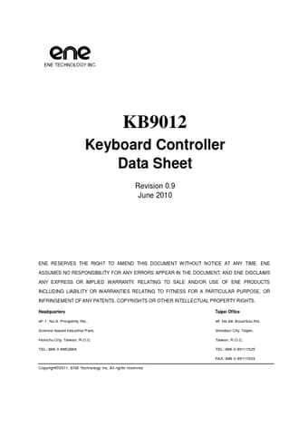 Datasheet Preview Page 1