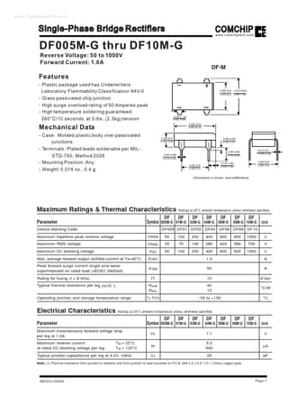  Datasheet Preview Page 1