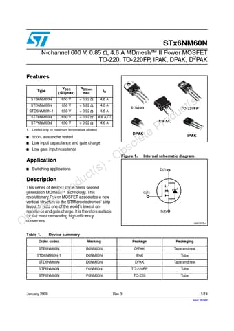  Datasheet Preview Page 1