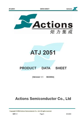  Datasheet Preview Page 1
