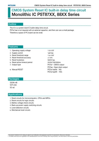  Datasheet Preview Page 1
