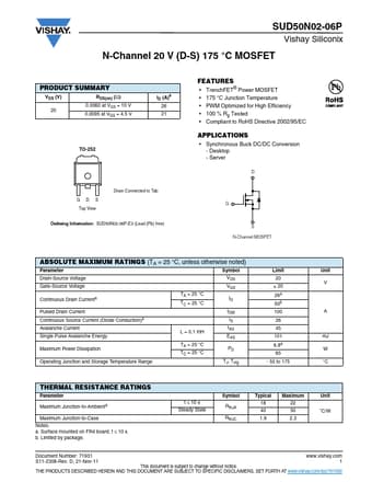  Datasheet Preview Page 1