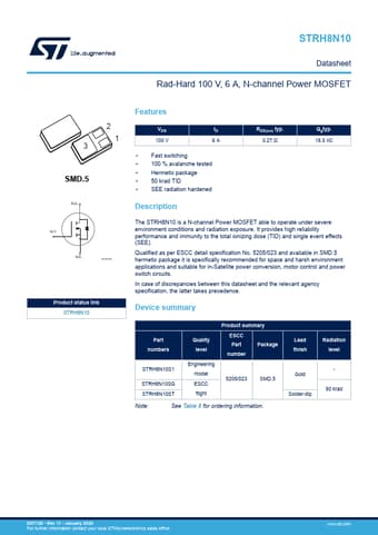  Datasheet Preview Page 1
