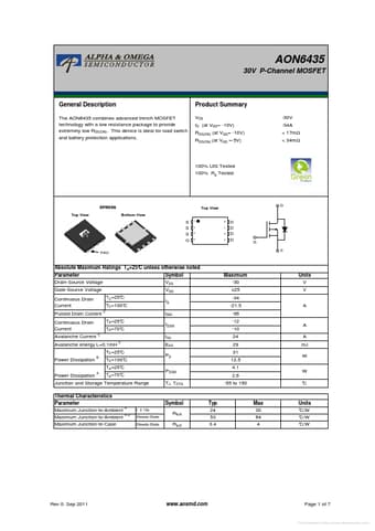  Datasheet Preview Page 1