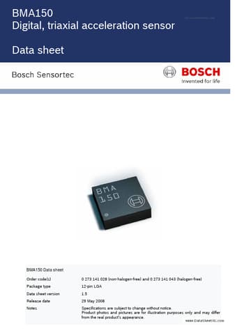  Datasheet Preview Page 1