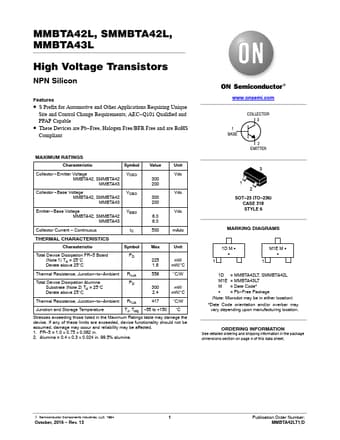  Datasheet Preview Page 1