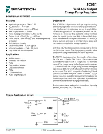  Datasheet Preview Page 1