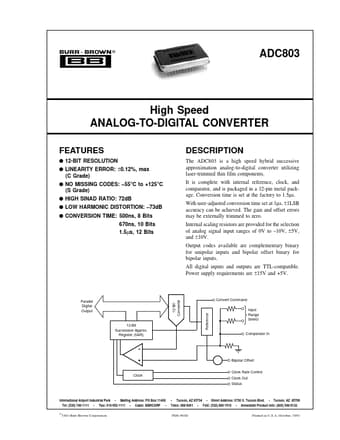  Datasheet Preview Page 1