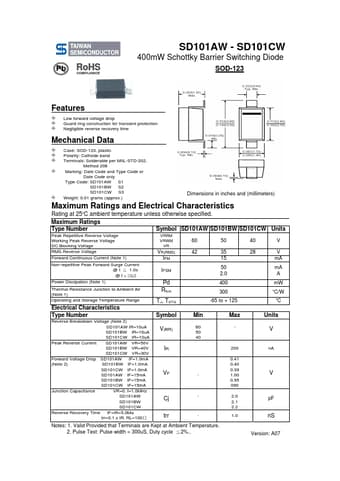  Datasheet Preview Page 1