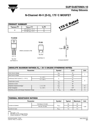  Datasheet Preview Page 1