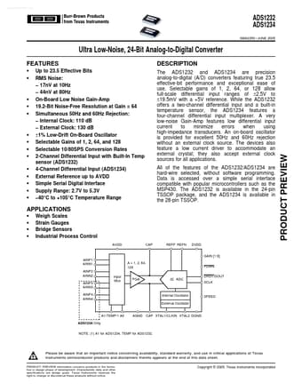  Datasheet Preview Page 1
