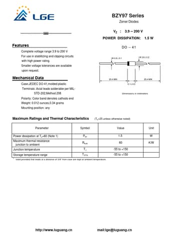  Datasheet Preview Page 1