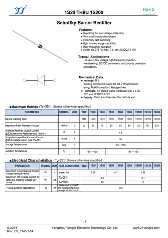  Datasheet Preview Page 1