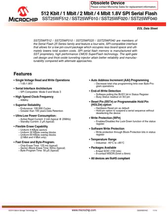  Datasheet Preview Page 1