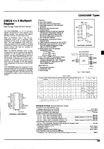  Datasheet Preview Page 1
