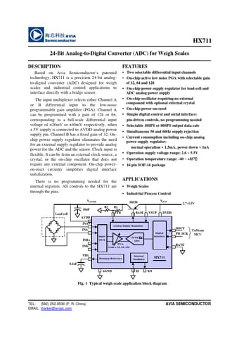  Datasheet Preview Page 1