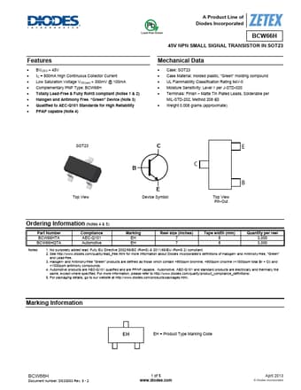  Datasheet Preview Page 1