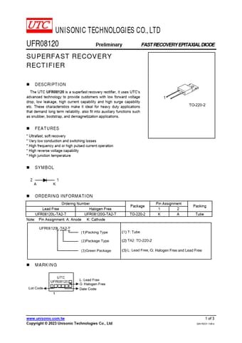  Datasheet Preview Page 1