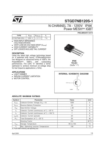  Datasheet Preview Page 1