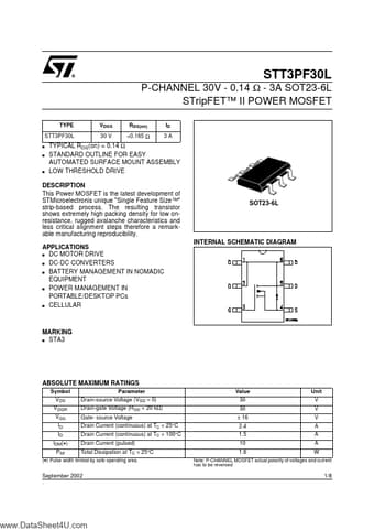  Datasheet Preview Page 1