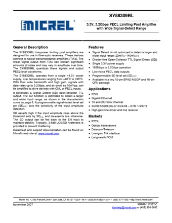  Datasheet Preview Page 1