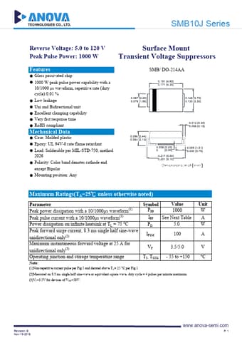  Datasheet Preview Page 1