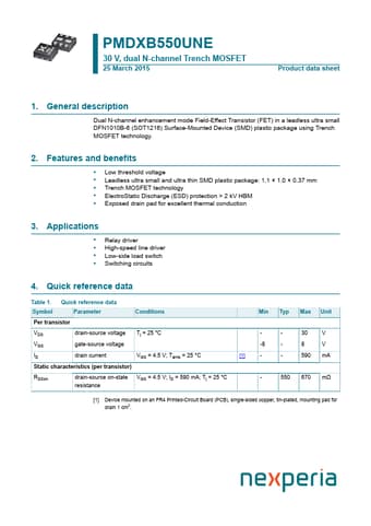  Datasheet Preview Page 1
